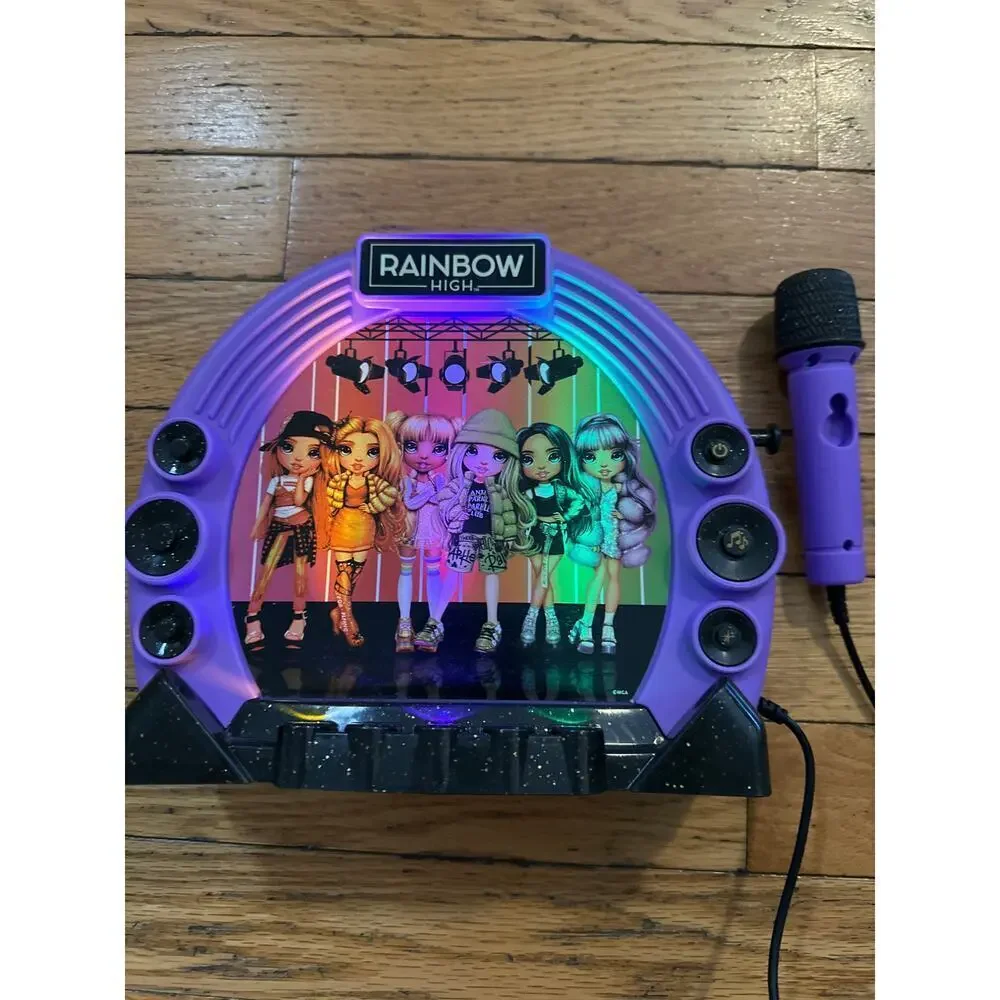 Rainbow High Sing Along Boombox with Microphone